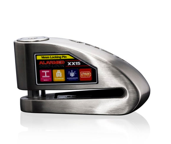 XENA XX15 Disc Lock Alarm Std Stainless Steel